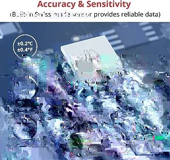 Вътрешен термометър SwitchBot Хидрометър , снимка 4 - Друга електроника - 42608171