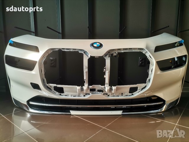 Предна Броня BMW 7 i7 G70 Basis БМВ 7 и7 Г70 Базов Хром Комплект - А45, снимка 2 - Части - 41319297