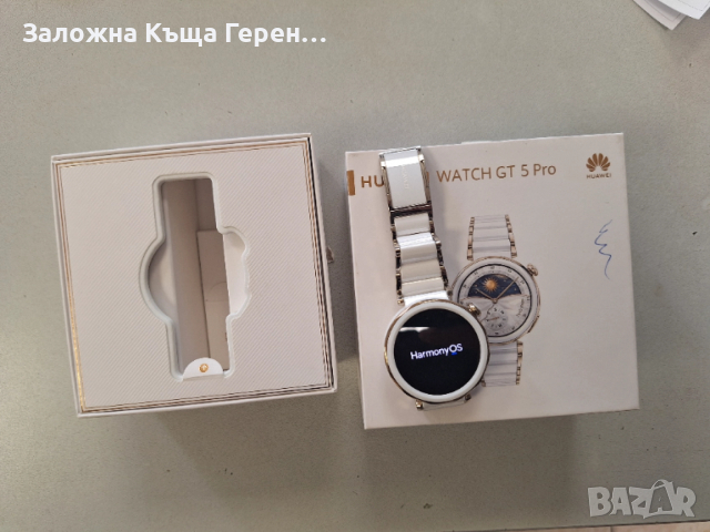 Huawei Watch GT 5 Pro Ceramic 42mm, снимка 2 - Смарт часовници - 52814155