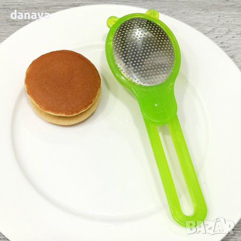 3507 Решетъчна лъжица диспенсър за пудра захар или сол, снимка 3 - Прибори за хранене, готвене и сервиране - 39544984