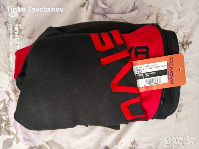 Мъжки Анцуг GIVOVA Tuta Super King // Размер L, снимка 2 - Спортни дрехи, екипи - 53825743