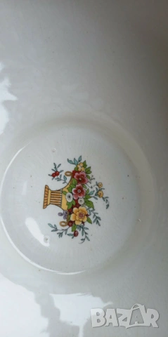 Антикварен порцеланов супник с капак - Чехословакия 1920-1930г., снимка 7 - Антикварни и старинни предмети - 53757876