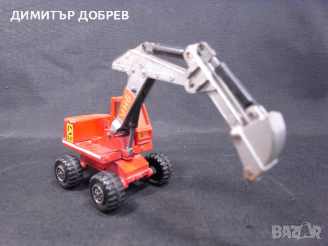  СТАРА РЕТРО МЕТАЛНА КОЛИЧКА EXCAVATOR MATCHBOX KING SIZE, снимка 5 - Колекции - 41910283