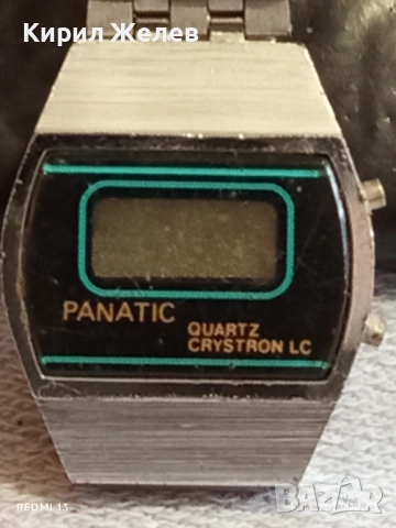 Ретро електронен часовник дамски PANATIC ANTI-MAGNETIC рядък за КОЛЕКЦИЯ 51479, снимка 7 - Антикварни и старинни предмети - 52375103