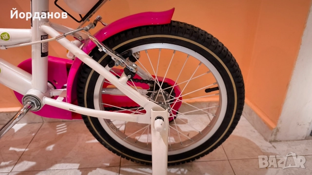 Колело Велосипед детско Monster 16" Като ново !, снимка 5 - Велосипеди - 52591768