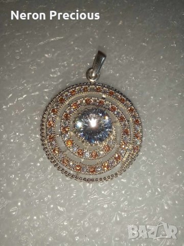 Сребърна висулка, снимка 1 - Колиета, медальони, синджири - 42461284