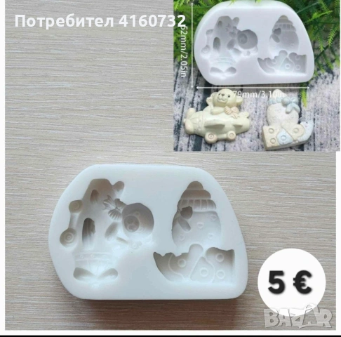 Силиконов молд за пано, форма, калъп за  гипс, фондан, свещ, сапун, снимка 7 - Други - 50082303