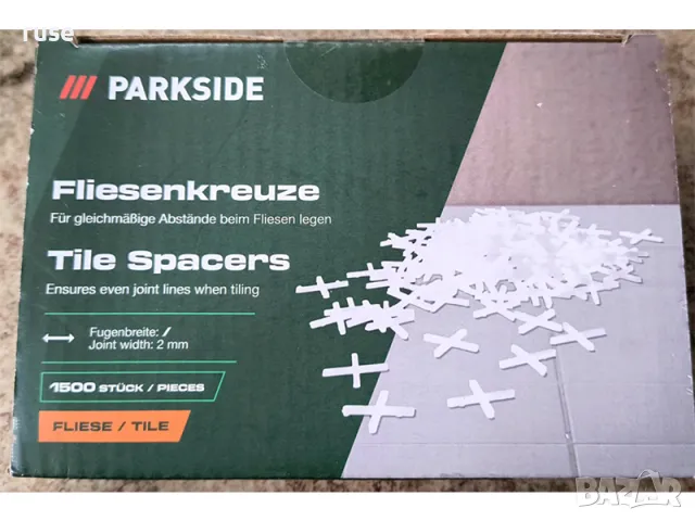 НОВИ! Ограничители за плочки фуги 1500 броя 2мм Parksidе