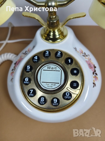 Домашен порцеланов телефон , снимка 5 - Други - 51476479