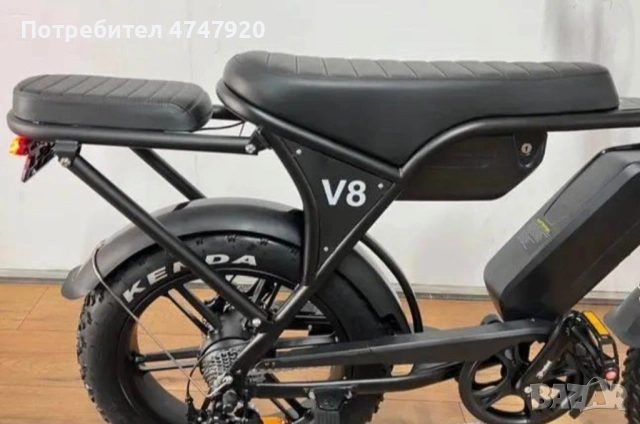 Електрически велосипед V8, снимка 3 - Велосипеди - 53651208