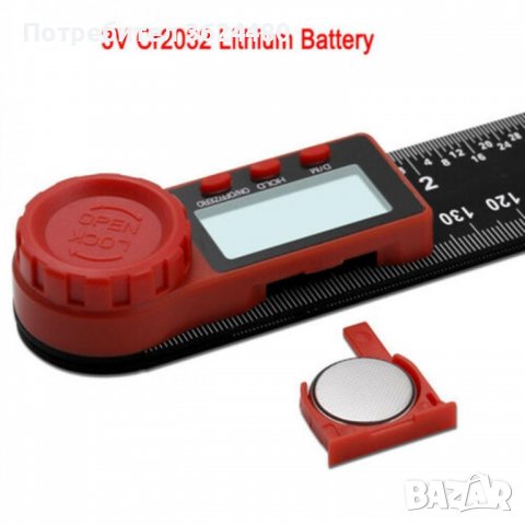 3104 Цифров електронен ъгломер с дисплей, снимка 7 - Измервателни инструменти - 35831981