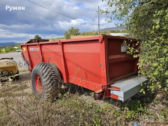 Ремарке за оборска тор тороразхвърлящо ремарке, снимка 6 - Селскостопанска техника - 49864884