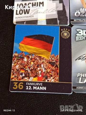 Колекционерски картички на футболисти МЕСУТ ЙОЗИЛ,БАЛЛАК,ЛАМ,АНДРЕАС БЕК 51035, снимка 7 - Колекции - 51701063