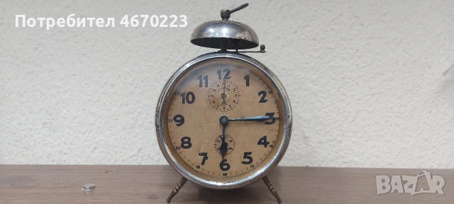 Стариннен будилник Junghans