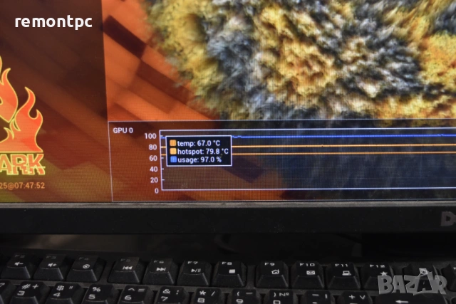 MSI Ventus Geforce RTX 3060TI 8 GB видео карта, снимка 6 - Видеокарти - 53632458