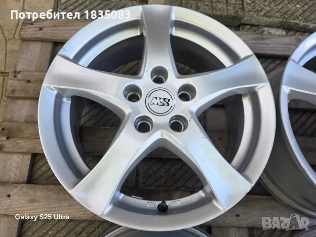 Лети джанти 16ки 5х108 Borbet, снимка 4 - Гуми и джанти - 56246312