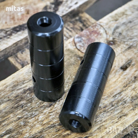 Пегове за БМХ велосипед, Комплект, Стоманени колчета, Ос 3/8", 110mm, снимка 9 - Аксесоари за велосипеди - 53045293