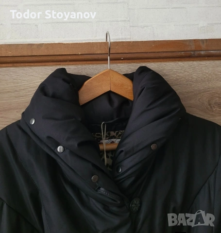 Черно зимно яке , снимка 4 - Якета - 53585077