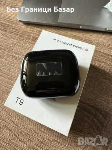 Нови Bluetooth 5.0 TWS Слушалки T9 HD Stereo Микрофон LED Заряден Калъф, снимка 3 - Bluetooth слушалки - 56210969
