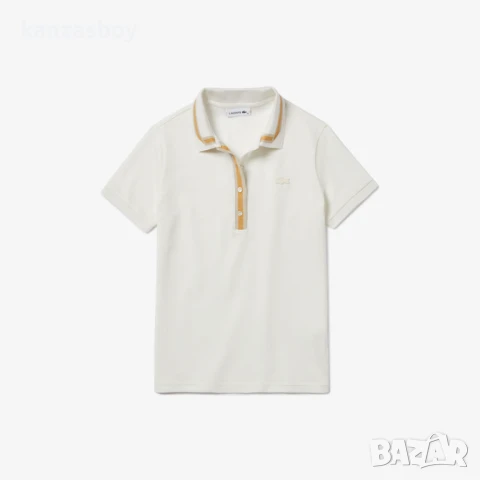 lacoste Polo - страхотна дамска тениска КАТО НОВА Л/ХЛ, снимка 3 - Тениски - 50716865