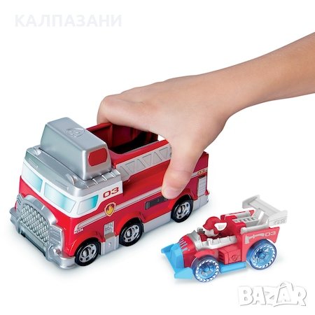 Комплект за игра Paw Patrol True Metal Ultimate Fire Rescue Set - MARSHALL, снимка 4 - Коли, камиони, мотори, писти - 38680672