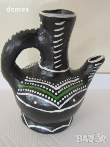 Jebena-етиопски глинен съд за кафеена церемония, снимка 7 - Колекции - 50823052
