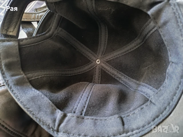 Мъжка кожена   шапка с козирка , снимка 11 - Шапки - 50812455