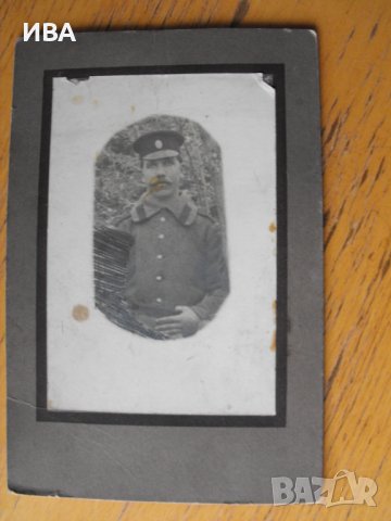 Стара снимка КАРТОН, ВОЕННИ., снимка 1