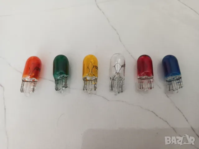 Букса за габаритна крушка без цокъл на фар 5W модел Т10, страничен мигач, букси за фарове T10, LED, снимка 2 - Аксесоари и консумативи - 48587893