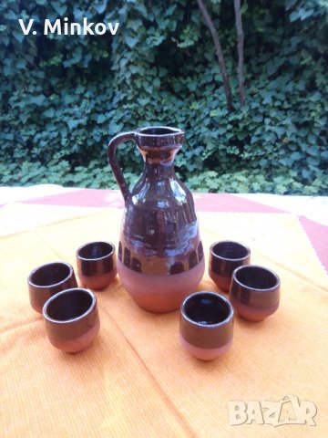 Битов керамичен сервиз за ракия, снимка 3 - Сервизи - 34326488
