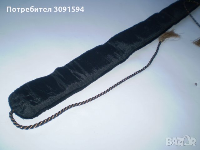    Черен дамски колан  бродерия сърмен конец, снимка 9 - Антикварни и старинни предмети - 34730631