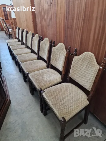 Масивни Столове-8бр.-внос от Германия!ОБЯВЕНАТА ЦЕНА Е ЗА БРОЙ!, снимка 1