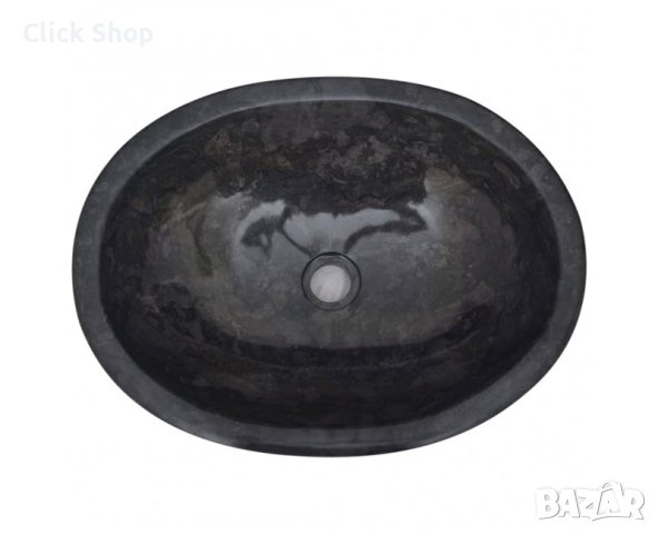 Черна мивка, 53x40x15 см, мрамор, снимка 6 - Мивки - 41004553