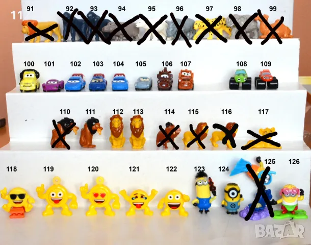 400 Киндер играчки от яйца Kinder Surprise , снимка 2 - Фигурки - 40610889