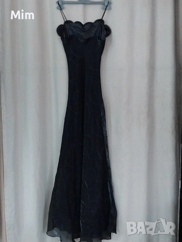 XS/S Черна,и бордо дълги рокли , снимка 6 - Рокли - 52339007