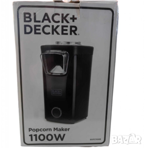 Машина за пуканки Black + Decker BXPC1100E 1100W, снимка 4 - Друга електроника - 52012870