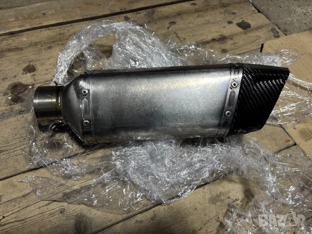 Титаниев ауспух Lextek ST5 slip on 60mm, снимка 2 - Части - 52444583