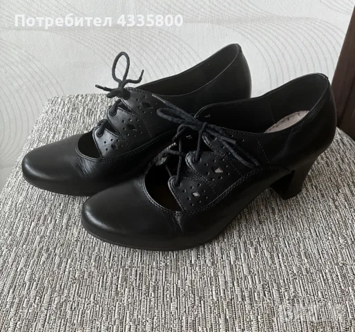 Дамски официални обувки от естествена кожа, снимка 4 - Дамски елегантни обувки - 56135807