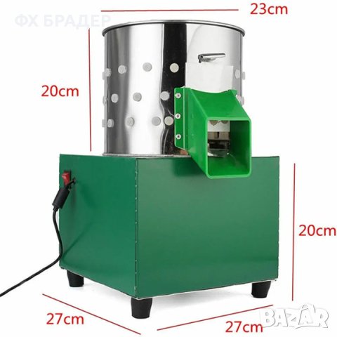 Машина за скубане на пъдпъдъци 220V 180W, снимка 3 - Други стоки за животни - 44414859