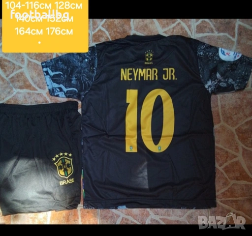 NEYMAR JR ❤️⚽️ детско юношески футболни екипи BRAZIL , снимка 2 - Футбол - 44819311