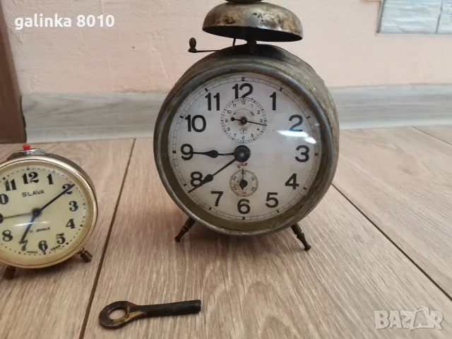 Стари работещи будилници, снимка 2 - Антикварни и старинни предмети - 56356312