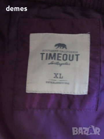 Прекрасно зимно яке TIMEOUT XL, виолетово, снимка 7 - Якета - 41660022