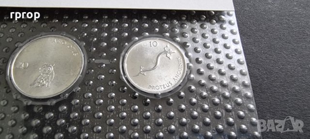 Словения.  10, 20,50 стотинов и 1,2 и 5 толара. UNC. Чисто нови., снимка 16 - Нумизматика и бонистика - 44355168