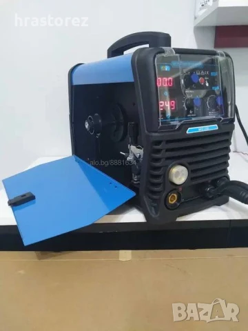 250Ампера - ПРОФЕСИОНАЛЕН Телоподаващ Апарат + Електрожен 4м. шланг - Телоподаващо