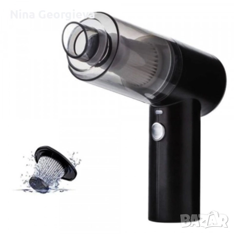 Компактна безжична прохусмокачка за дома и автомобила, снимка 2 - Аксесоари и консумативи - 52853406