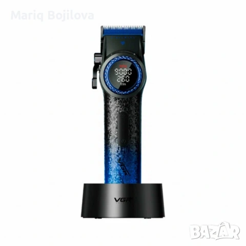 Професионална машинка за подстригване VGR PRO V-001 Blue Edition 3109, снимка 6 - Машинки за подстригване - 53640931