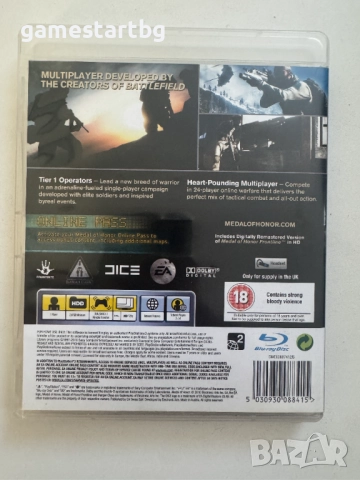 Medal of Honor за Playstation 3(PS3), снимка 2 - Игри за PlayStation - 51752629