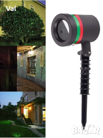 Лазерен прожектор Проектор за коледна украса Коледна лазерна лампа с празнична светлина, снимка 14 - Декорация за дома - 52530265