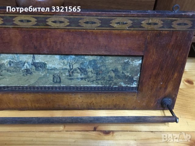 Ретро закачалка за кърпи, снимка 4 - Антикварни и старинни предмети - 39721595