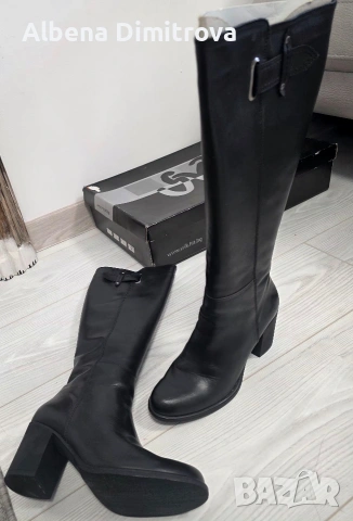 ботуши естествена кожа 39 номер , снимка 2 - Дамски ботуши - 53347875